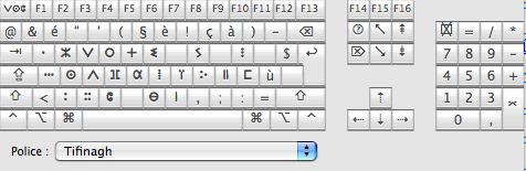 clavier tifinagh pour pc